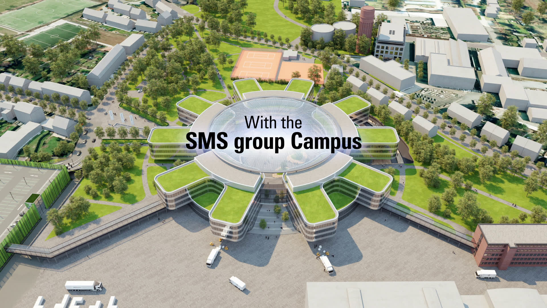 Groundbreaking ceremony at the SMS group campus