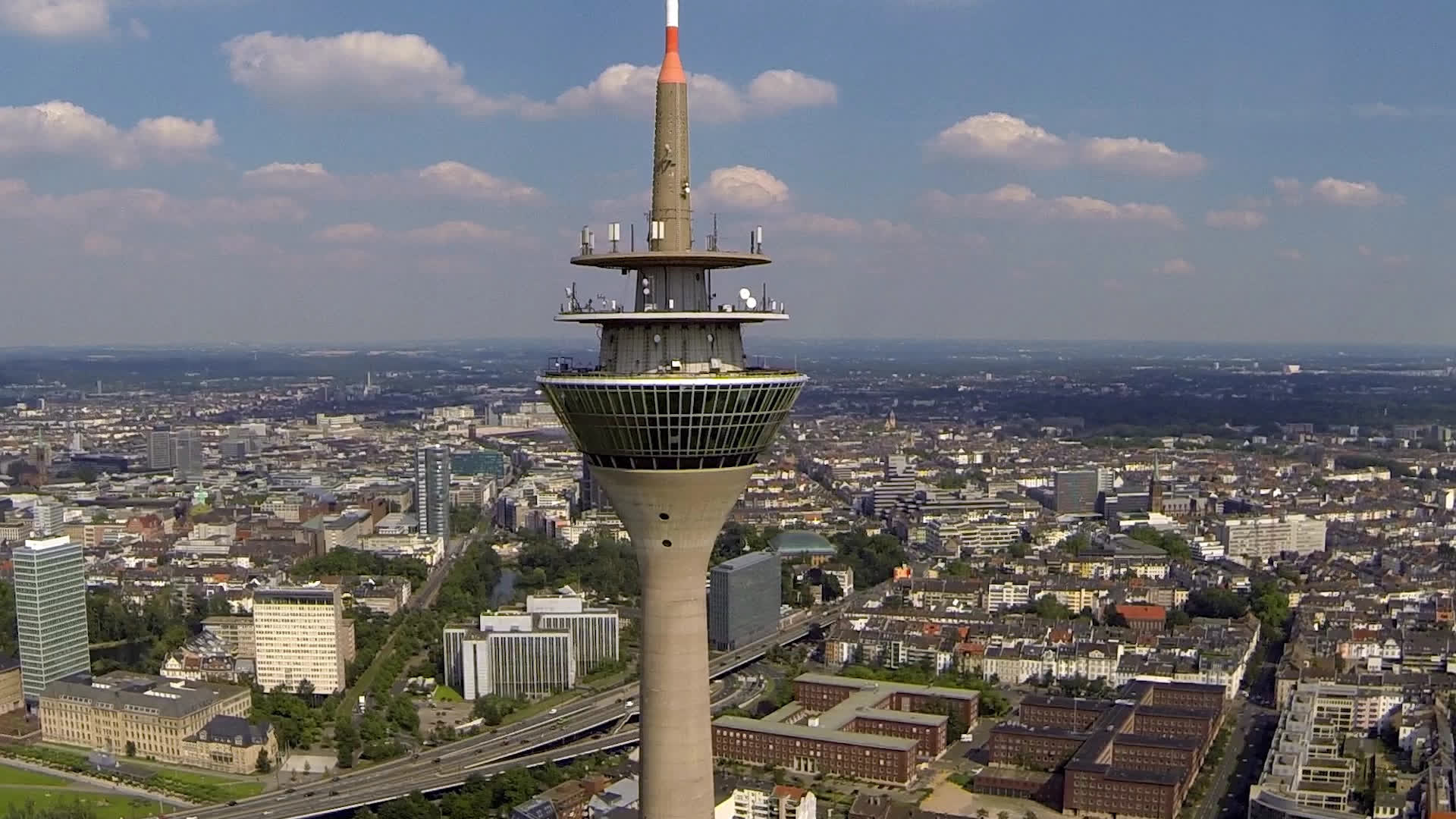 Düsseldorf from above